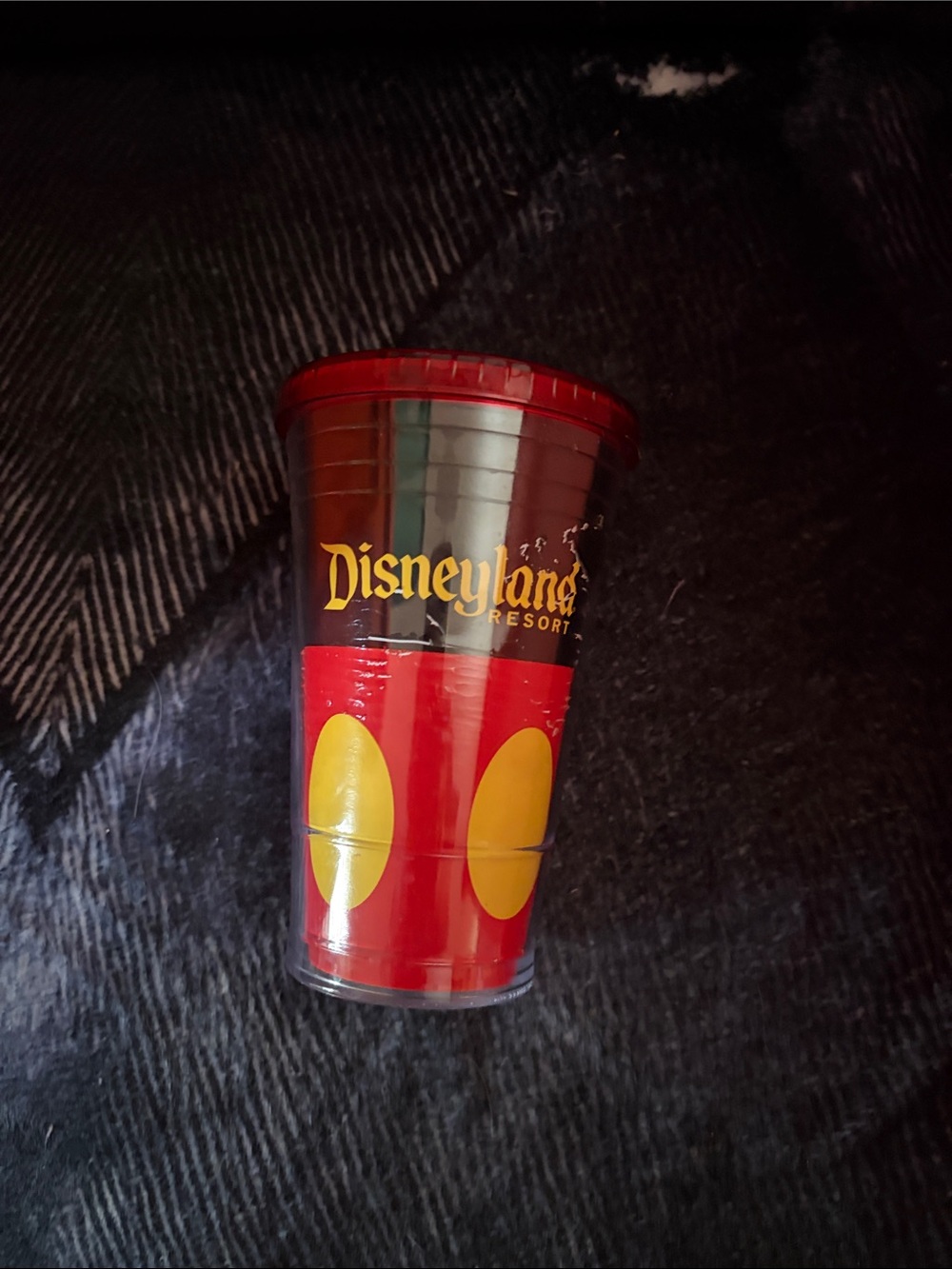Disney Red and Yellow Mickey-Inspired Travel Cup